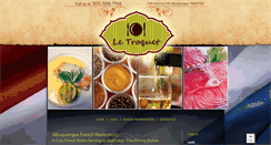 Desktop Screenshot of abqfrenchrestaurant.com